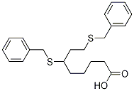 Octanoic acid, 6,8-bis[(phenylMethyl)thio]- CAS#: 95809-78-2