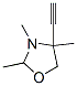 Oxazolidine, 4-ethynyl-2,3,4-trimethyl- (8CI) CAS#: 20116-14-7