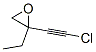 Oxirane, 2-(chloroethynyl)-2-ethyl- (8CI,9CI) CAS#: 24416-93-1
