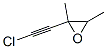 Oxirane, 2-(chloroethynyl)-2,3-dimethyl- (9CI) CAS#: 24416-94-2