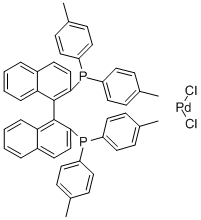 PALLADIUM, [(1S)-[1,1''-BINAPHTHALENE]-2,2''-DIYLBIS[BIS(4-METHYLPHENYL)PHOSPHINE-.KAPPA.P]]DICHLORO-, (SP-4-2)- CAS#: 215597-19-6