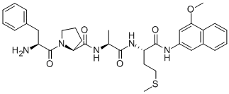 PHE-PRO-ALA-MET 4-METHOXY-BETA-NAPHTHYLAMIDE CAS#: 100930-06-1