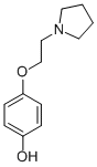 PHENOL , 4-[2-(1-PYROLIDINYL)ETHOXY]-(9CI) CAS#: 23877-68-1