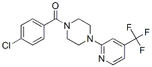 PIPERAZINE, 1-(4-CHLOROBENZOYL)-4-[4-(TRIFLUOROMETHYL)-2-PYRIDINYL]- CAS#: 257862-67-2