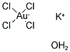 POTASSIUM TETRACHLOROAURATE(III) N-HYDRATE CAS#: 27988-75-6