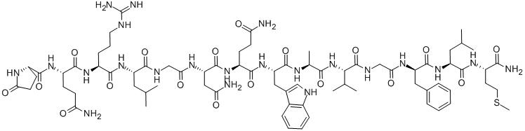 PYR-GLN-ARG-LEU-GLY-ASN-GLN-TRP-ALA-VAL-GLY-D-PHE-LEU-MET-NH2 CAS#: 108437-87-2