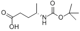 Pentanoic acid, 4-[[(1,1-dimethylethoxy)carbonyl]amino]-, (4S)- (9CI) CAS#: 207924-92-3
