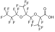 Perfluoro-2,5-dimethyl-3,6-dioxanonanoic acid CAS#: 13252-14-7
