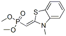 Phosphonic acid, [(3-methyl-2(3H)-benzothiazolylidene)methyl]-, dimethyl ester, (Z)- (9CI) CAS#: 102834-87-7