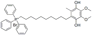 Phosphonium, 10-(3,6-dihydroxy-4,5-dimethoxy-2-methylphenyl)decyltriphenyl-, bromide CAS#: 299975-19-2