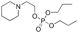Phosphoric acid 2-piperidinoethyldipropyl ester CAS#: 17875-14-8