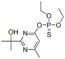 Phosphorothioic acid O,O-diethyl O-[2-(1-hydroxy-1-methylethyl)-6-methylpyrimidin-4-yl] ester CAS#: 29820-16-4