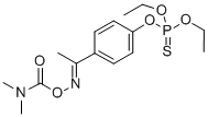 Phosphorothioic acid, O,O-diethyl O-(4-(1-((((dimethylamino)carbonyl)o xy)imino)ethyl)phenyl) ester CAS#: 22942-43-4