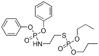 Phosphorothioic acid S-[2-(diphenoxyphosphinylamino)ethyl]O,O-dipropyl ester CAS#: 21988-59-0