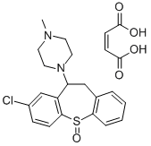Piperazine, 1-(8-chloro-10,11-dihydrodibenzo(b,f)thiepin-10-yl)-4-meth yl-, S-oxide, (Z)-2-butenedioate (1:1) CAS#: 19939-38-9