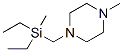 Piperazine, 1-[(diethylmethylsilyl)methyl]-4-methyl- (8CI) CAS#: 21659-88-1