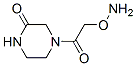 Piperazinone, 4-[(aminooxy)acetyl]- (9CI) CAS#: 112257-43-9