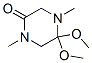 Piperazinone, 5,5-dimethoxy-1,4-dimethyl- (9CI) CAS#: 111886-77-2