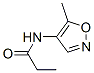 Propanamide, N-(5-methyl-4-isoxazolyl)- (9CI) CAS#: 100499-64-7