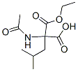 Propanedioic acid, (acetylamino)(2-methylpropyl)-, monoethyl ester (9CI) CAS#: 212061-74-0