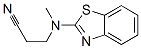 Propanenitrile, 3-(2-benzothiazolylmethylamino)- (9CI) CAS#: 104345-00-8