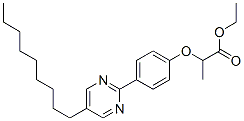 Propanoic acid, 2-[4-(5-nonyl-2-pyrimidinyl)phenoxy]-, ethyl ester CAS#: 113247-95-3