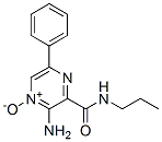 Pyrazinecarboxamide, 3-amino-6-phenyl-N-propyl-, 4-oxide (9CI) CAS#: 113424-67-2