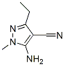 Pyrazole-4-carbonitrile, 5-amino-3-ethyl-1-methyl- (8CI) CAS#: 18280-56-3