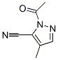 Pyrazole-5-carbonitrile, 1-acetyl-4-methyl- (7CI,8CI) CAS#: 1196-15-2