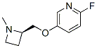Pyridine, 2-fluoro-5-[[(2R)-1-methyl-2-azetidinyl]methoxy]- (9CI) CAS#: 209327-74-2