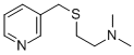Pyridine, 3-(((2-(dimethylamino)ethyl)thio)methyl)- CAS#: 102206-60-0