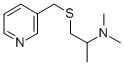 Pyridine, 3-(((2-(dimethylamino)propyl)thio)methyl)- CAS#: 102206-62-2