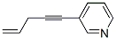Pyridine, 3-(4-penten-1-ynyl)- (9CI) CAS#: 219480-94-1