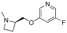 Pyridine, 3-fluoro-5-[[(2R)-1-methyl-2-azetidinyl]methoxy]- (9CI) CAS#: 228867-33-2