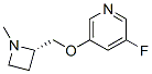 Pyridine, 3-fluoro-5-[[(2S)-1-methyl-2-azetidinyl]methoxy]- (9CI) CAS#: 228867-35-4