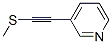 Pyridine, 3-[(methylthio)ethynyl]- (8CI,9CI) CAS#: 18212-56-1