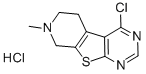 Pyrido[4',3':4,5]thieno[2,3-d]pyrimidine, 4-chloro-5,6,7,8-tetrahydro-7-methyl-, monohydrochloride CAS#: 26830-30-8