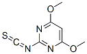 Pyrimidine, 2-isothiocyanato-4,6-dimethoxy- (9CI) CAS#: 110860-38-3