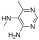Pyrimidine, 4-amino-6-methyl-5-(methylamino)- (8CI) CAS#: 15996-42-6