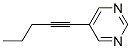 Pyrimidine, 5-(1-pentynyl)- (9CI) CAS#: 202828-83-9