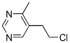Pyrimidine, 5-(2-chloroethyl)-4-methyl- (8CI) CAS#: 22126-35-8