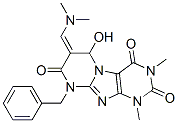 Pyrimido[2,1-f]purine-2,4,8(1H,3H,9H)-trione,  7-[(dimethylamino)methylene]-6,7-dihydro-6-hydroxy-1,3-dimethyl-9-(phenylmethyl)-  (9CI) CAS#: 102212-90-8