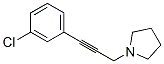 Pyrrolidine, 1-3-(3-chlorophenyl)-2-propynyl- CAS#: 1017-64-7