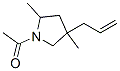 Pyrrolidine,  1-acetyl-2,4-dimethyl-4-(2-propenyl)-  (9CI) CAS#: 228099-00-1