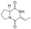 Pyrrolo[1,2-a]pyrazine-1,4-dione, 3-ethylidenehexahydro-, (3Z,8aS)- (9CI) CAS#: 114604-89-6