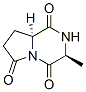 Pyrrolo[1,2-a]pyrazine-1,4,6(7H)-trione, tetrahydro-3-methyl-, (3S,8aS)- (8CI) CAS#: 16364-61-7