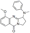 Pyrrolo[2,1-b]quinazolin-9(1H)-one,  2,3-dihydro-5-methoxy-3-(methylphenylamino)- CAS#: 16688-23-6