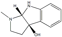 Pyrrolo[2,3-b]indol-3a(1H)-ol,2,3,8,8a-tetrahydro-1-Methyl-, (3aR,8aS)- CAS#: 101053-34-3