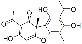 [R,(+)]-2,8-Diacetyl-3,7,9-trihydroxy-6,9b-dimethyldibenzofuran-1(9bH)-one CAS#: 18058-86-1
