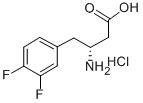 (R)-3-AMINO-4-(3,4-DIFLUOROPHENYL)BUTANOIC ACID HYDROCHLORIDE CAS#: 269396-58-9
